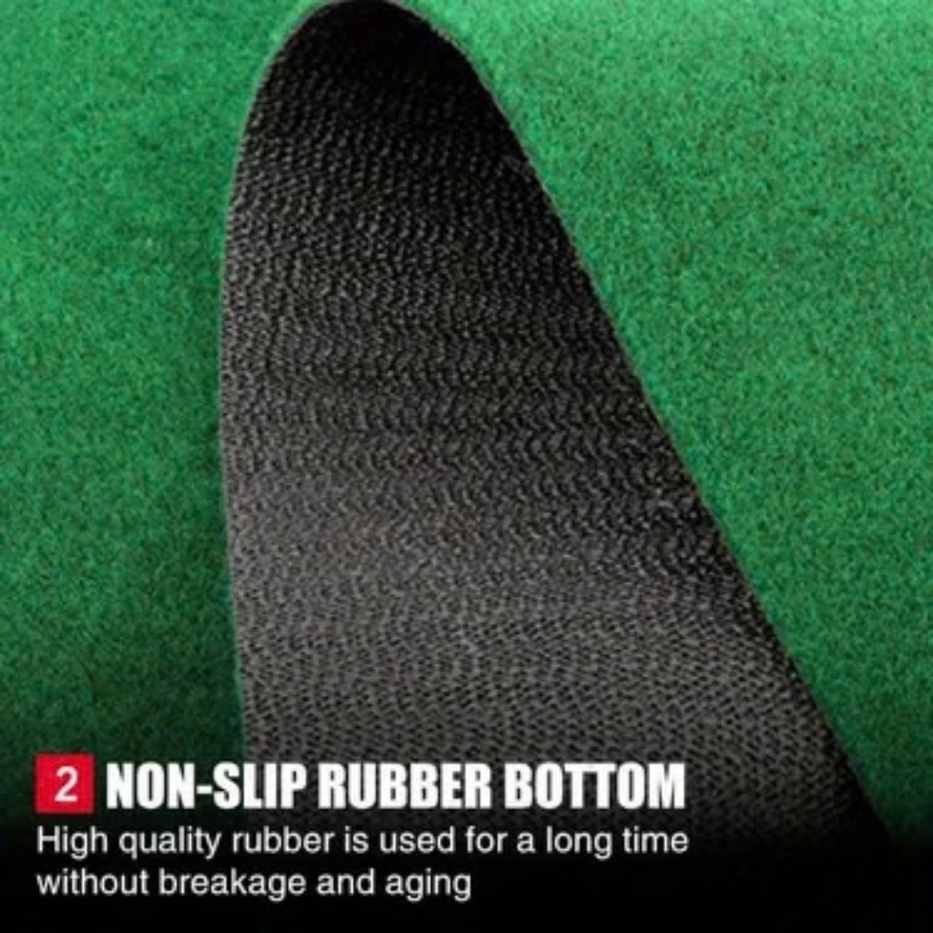 Golf Putting Mat Indoor Practice Green with Automatic Ball Return