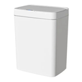15L Automatic Sensor Rubbish Bin with IPX5 Waterproof Rating, Touchless Lid, Battery Powered, Trash Bin, White