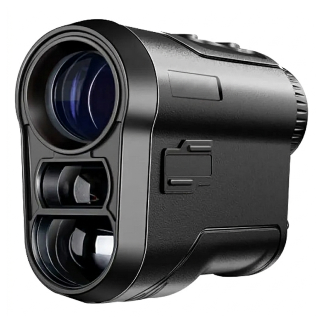 Golf Laser Rangefinder 600m with Slope Compensation, 6x Magnification and USB-C Charging, Black