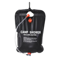 Portable 20L Solar Heated Outdoor Shower Bag with Nozzle for Camping, Hiking and Travel