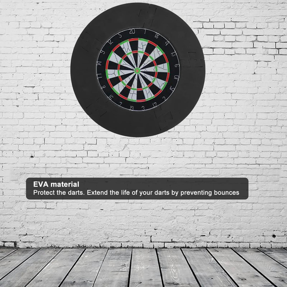 EVA Dartboard Surround Ring Lightweight Removable Wall Backboard Protection Ring