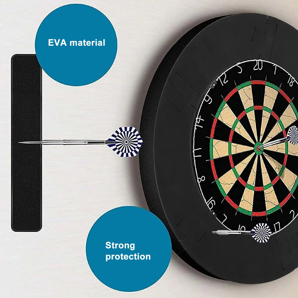 EVA Dartboard Surround Ring Lightweight Removable Wall Backboard Protection Ring