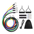 11 Piece Resistance Bands Set - Portable Fitness Exercise Kit