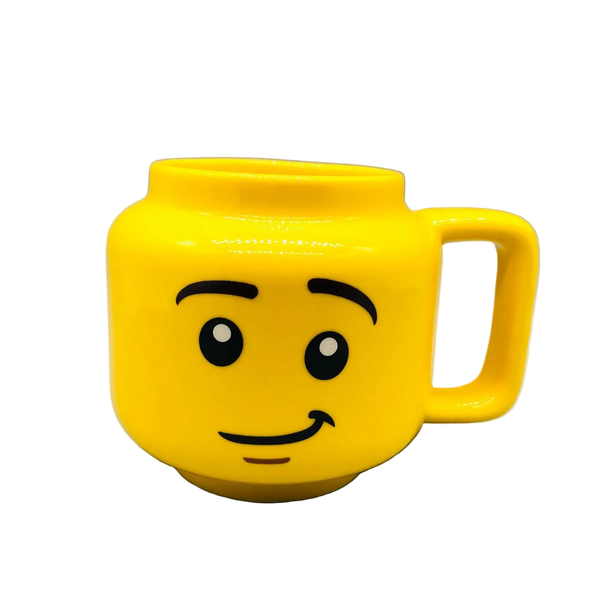Cartoon Ceramic Mug 250ML Lego Inspired Design Coffee Tea Milk Cup