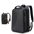 Expandable Water-Resistant and Anti-Theft Business Backpack with TSA Lock and USB Port, 15.6 Inch Laptop, Black